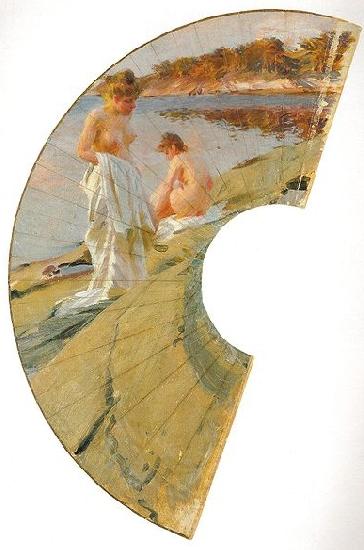 Anders Zorn Les baigneuses oil painting image